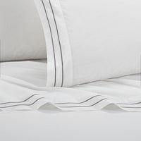 Chic Home Valencia 4 Piece Embroidered Cotton Sheet Set 
