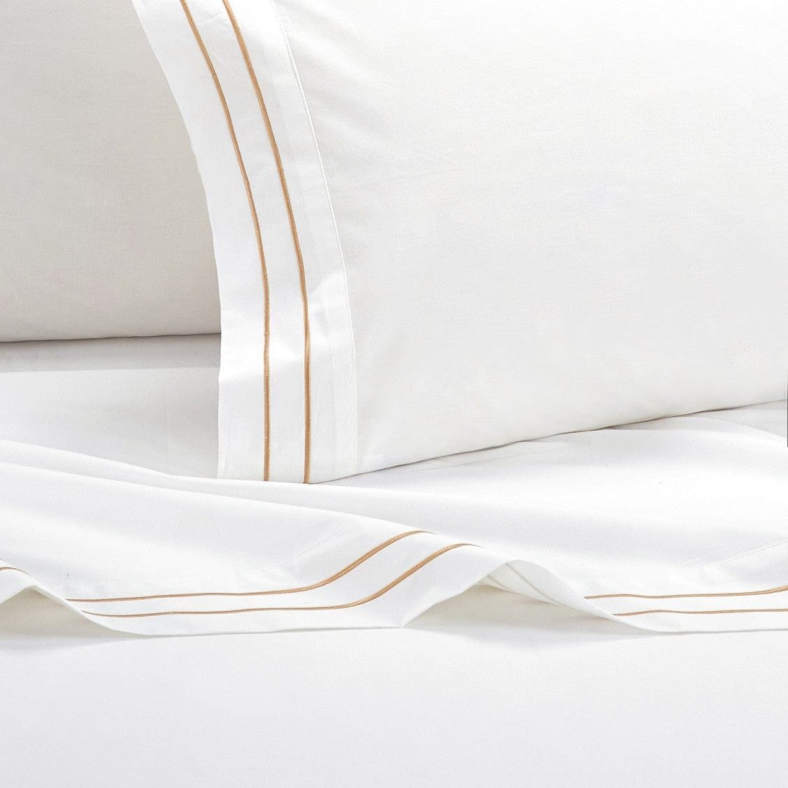 Chic Home Valencia 4 Piece Embroidered Cotton Sheet Set 