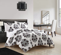 Chic Home Yazmin 3 Piece Floral Medallion Print Duvet Cover Set 