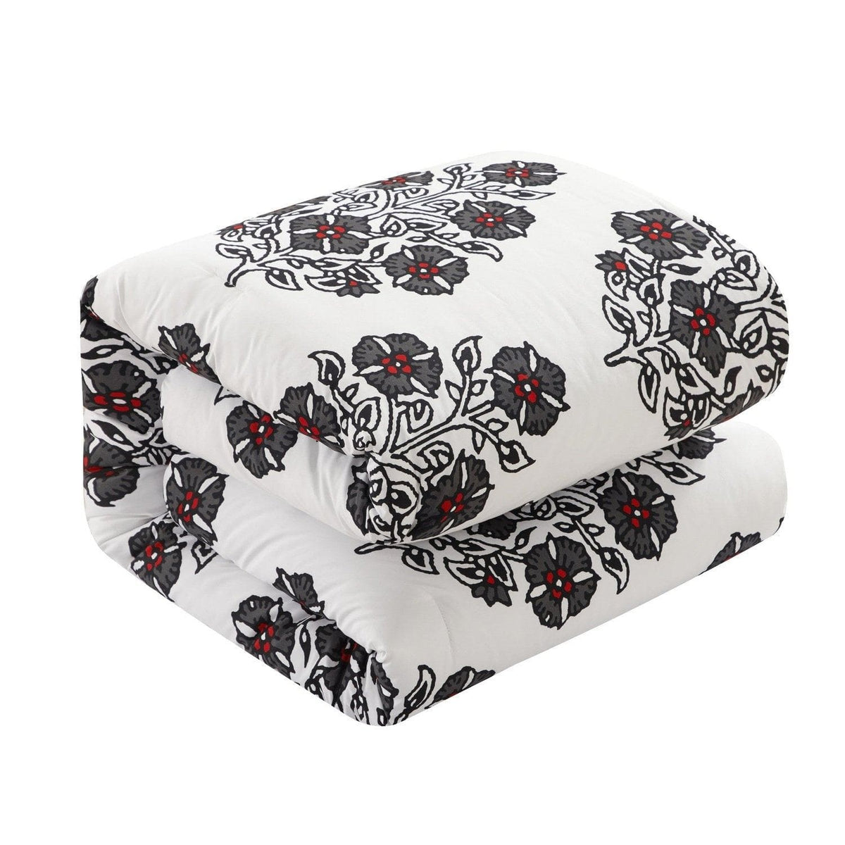 Chic Home Yazmin 3 Piece Floral Medallion Print Duvet Cover Set 