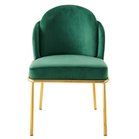 Iconic Home Anabel Velvet Dining Chair Set of 2 
