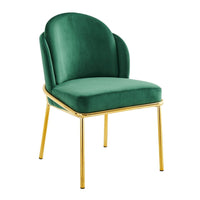 Iconic Home Anabel Velvet Dining Chair Set of 2 