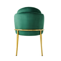Iconic Home Anabel Velvet Dining Chair Set of 2 
