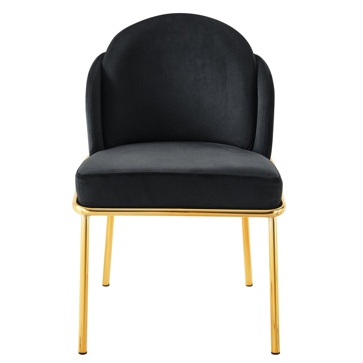 Iconic Home Anabel Velvet Dining Chair Set of 2 
