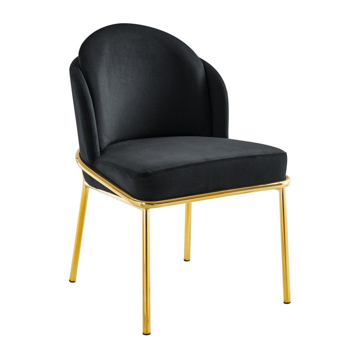 Iconic Home Anabel Velvet Dining Chair Set of 2 