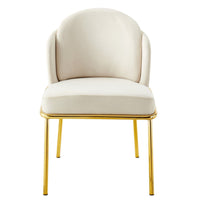 Iconic Home Anabel Velvet Dining Chair Set of 2 