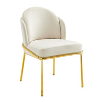 Iconic Home Anabel Velvet Dining Chair Set of 2 