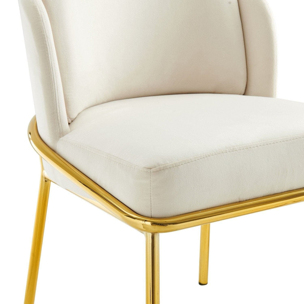 Iconic Home Anabel Velvet Dining Chair Set of 2 