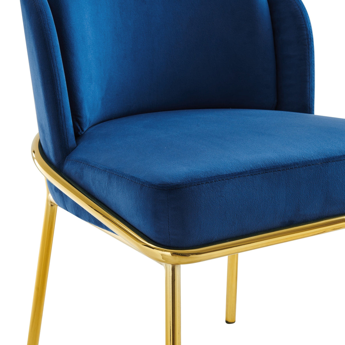 Iconic Home Anabel Velvet Dining Chair Set of 2 