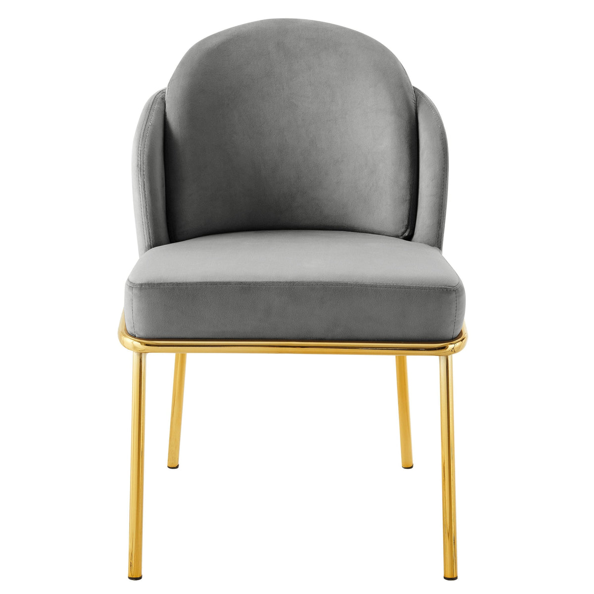 Iconic Home Anabel Velvet Dining Chair Set of 2 