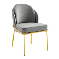 Iconic Home Anabel Velvet Dining Chair Set of 2 