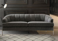 Iconic Home Astoria Linen Textured Sofa 