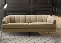 Iconic Home Astoria Linen Textured Sofa 