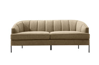 Iconic Home Astoria Linen Textured Sofa 