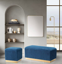 Iconic Home Beatrix Velvet Bench 