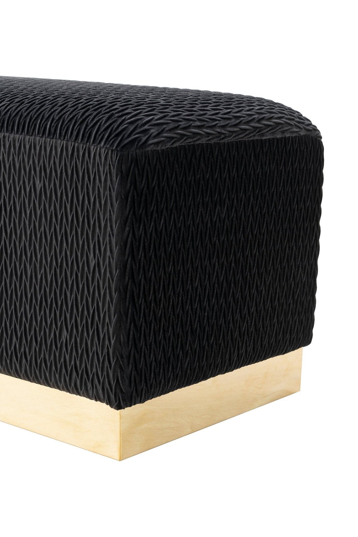 Iconic Home Beatrix Velvet Bench 