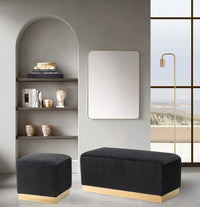 Iconic Home Beatrix Velvet Bench 