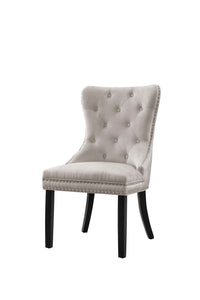 Chic Home Diana Tufted Velvet Dining Chair Set of 2 Beige