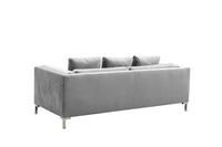 Iconic Home Emory Velvet Sofa 