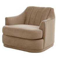 Iconic Home Eva Velvet Club Chair 