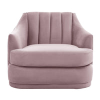 Iconic Home Eva Velvet Club Chair 