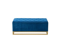 Iconic Home Kadiri Velvet Storage Bench 