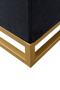 Iconic Home Kadiri Velvet Storage Bench 