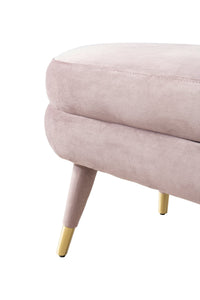 Iconic Home Lain Velvet Bench 