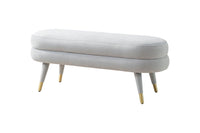 Iconic Home Lain Velvet Bench 