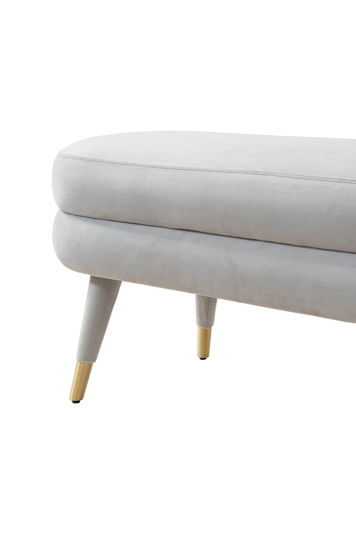 Iconic Home Lain Velvet Bench 