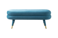 Iconic Home Lain Velvet Bench 