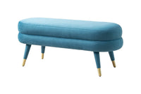 Iconic Home Lain Velvet Bench 