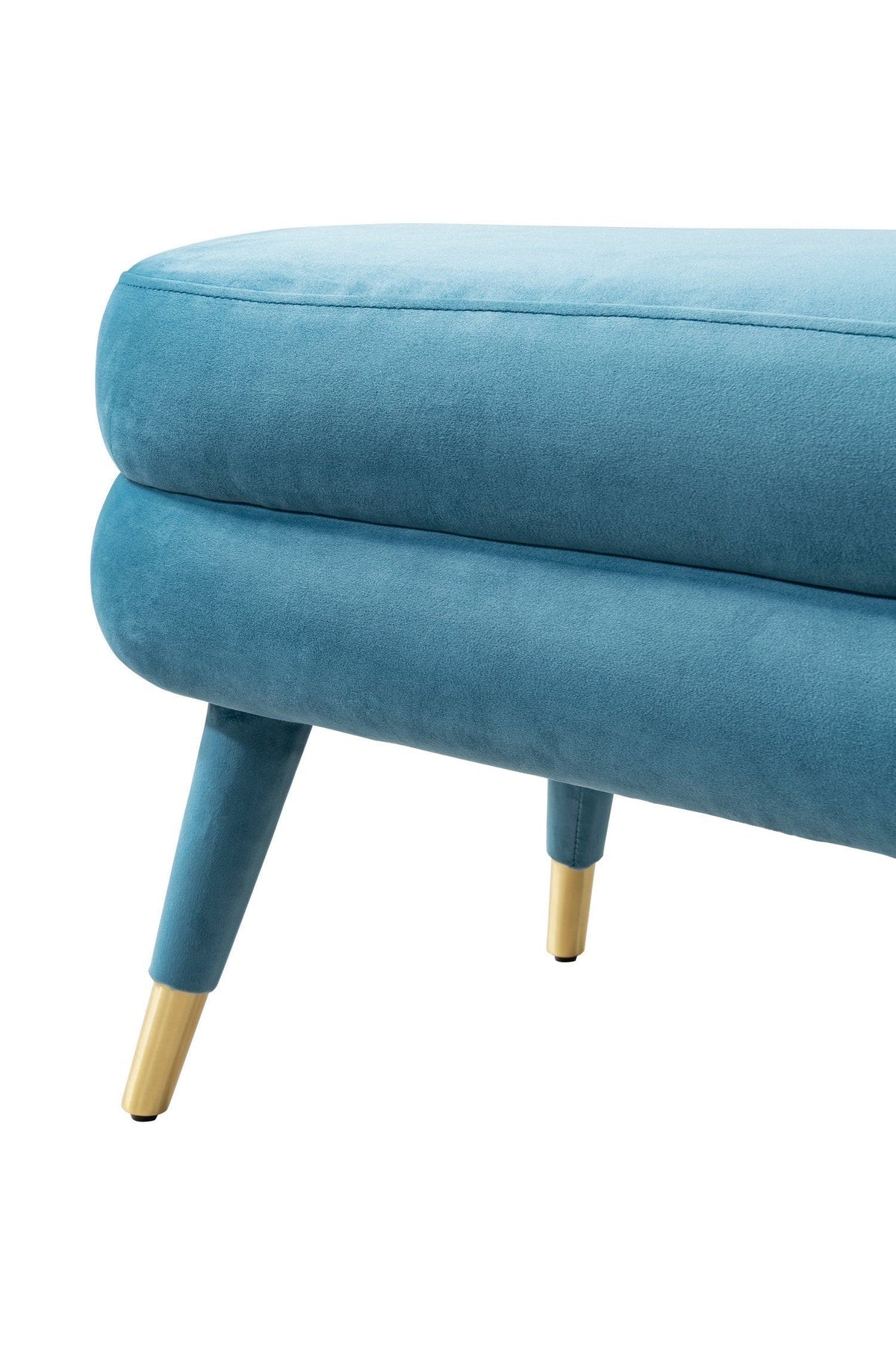 Iconic Home Lain Velvet Bench 