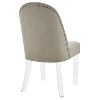 Iconic Home Mullen Velvet Dining Side Chair Set of 2 