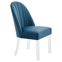 Iconic Home Mullen Velvet Dining Side Chair Set of 2 