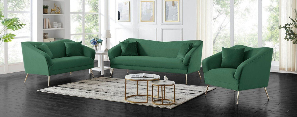 Iconic Home Potter Velvet Sofa 