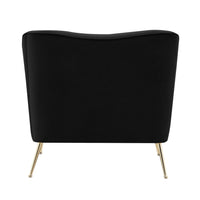 Iconic Home Potter Velvet Club Chair 