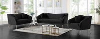 Iconic Home Potter Velvet Club Chair 