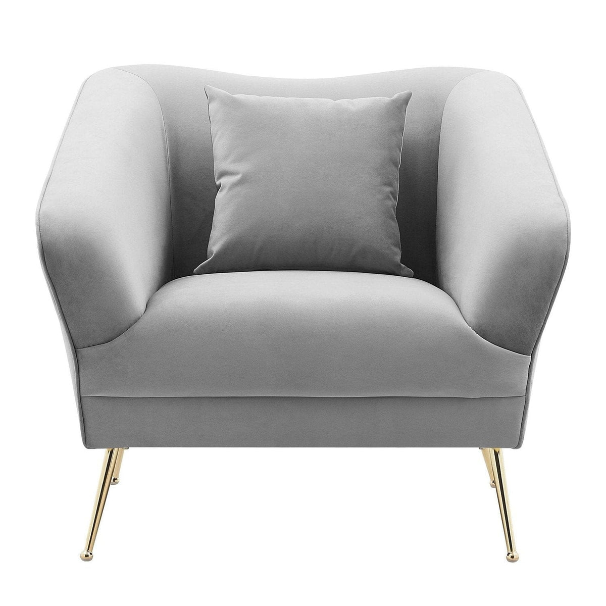 Iconic Home Potter Velvet Club Chair 