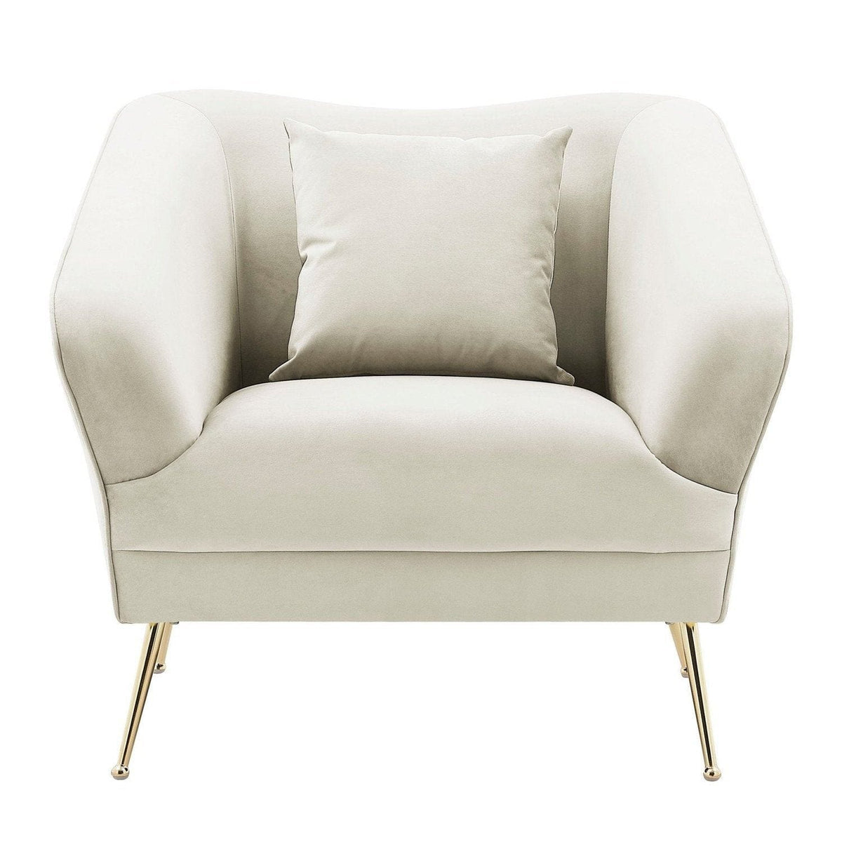 Iconic Home Potter Velvet Club Chair 