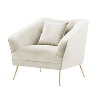 Iconic Home Potter Velvet Club Chair 