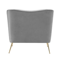 Iconic Home Potter Velvet Club Chair 