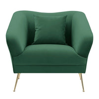 Iconic Home Potter Velvet Club Chair 
