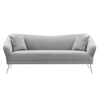 Iconic Home Potter Velvet Sofa 