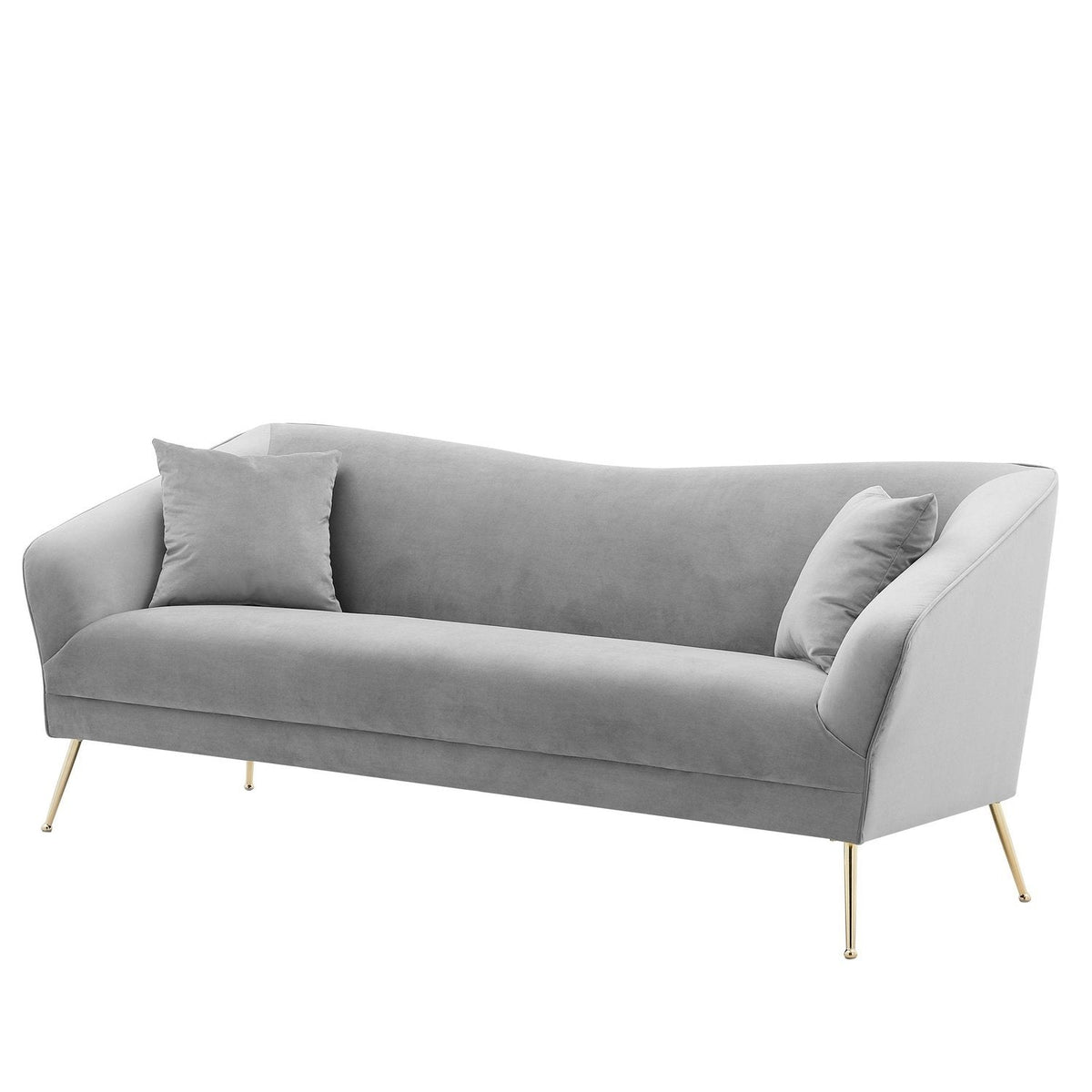 Iconic Home Potter Velvet Sofa 
