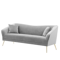 Iconic Home Potter Velvet Sofa 