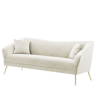 Iconic Home Potter Velvet Sofa 