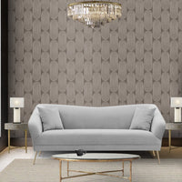 Iconic Home Potter Velvet Sofa Grey