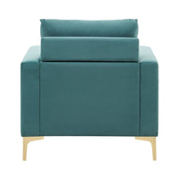 Iconic Home Roxie Velvet Club Chair 