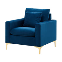 Iconic Home Roxie Velvet Club Chair 